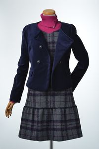 タータンショップヨークのコート TARTAN SHOP YORK